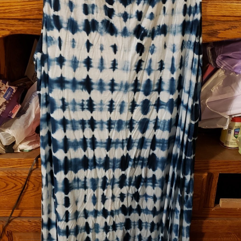 Blue tie dye dress Avenue 9